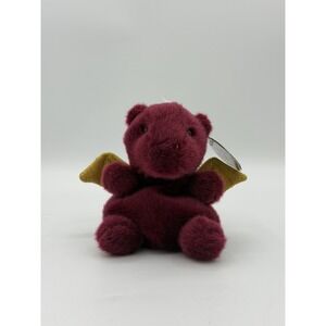 Aurora Palm Pals 5" Aidan Dragon Plush Stuffed Animal Toy Red/Gold  NEW
